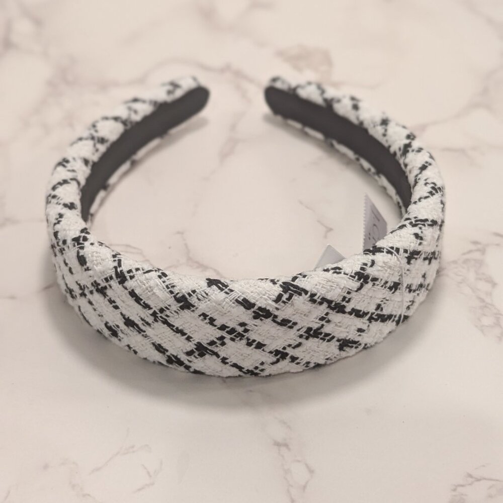 J.Crew Factory Tweed Puff Headband